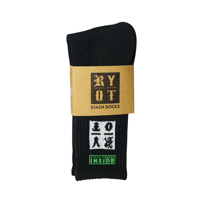 RYOT Athletic Stash Socks Black