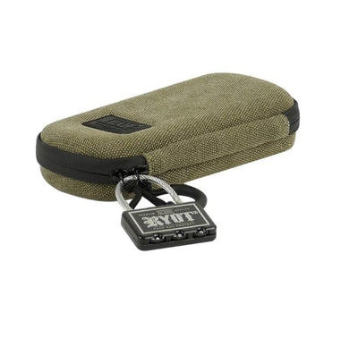 Ryot Slym Case Carbon Series With SmellSafe and Lockable Technology In Olive