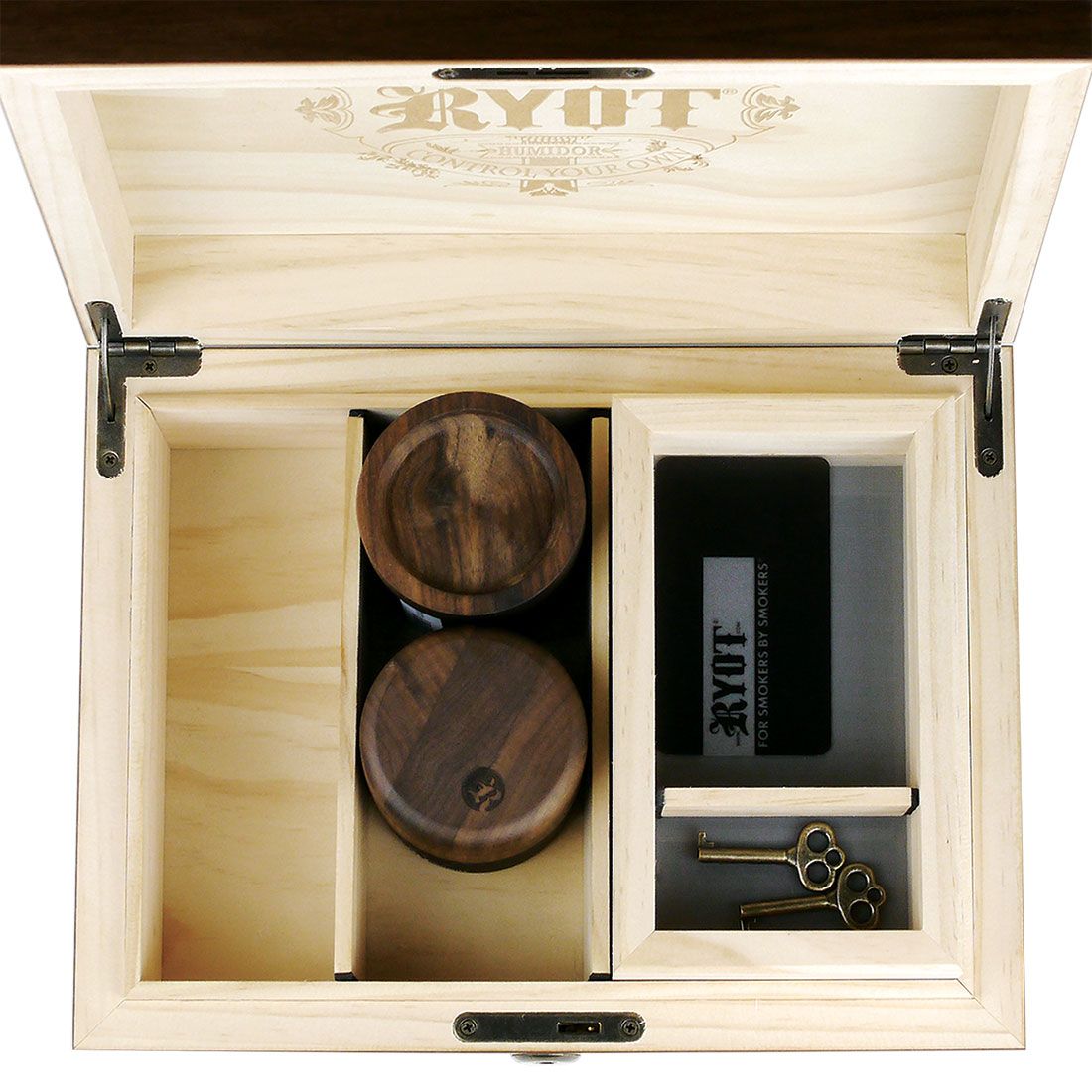 Root Riot Humidity Box Ryot Humidor Combo Box In Walnut – HIGHLY FLAVORED XOTICS