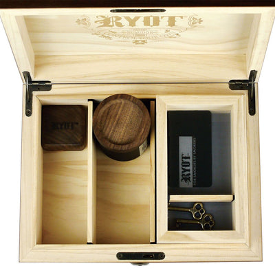 Ryot Humidor Combo Box In Walnut